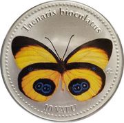 10 Vatu Taenaris bioculatus, Vanuatu, 2006 reverse image