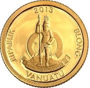 10 Vatu Pierre de Coubertin obverse image