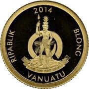 10 Vatu Bastille Day obverse image
