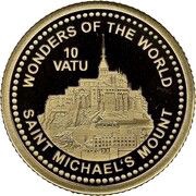 10 Vatu Saint Michael's Mount, Vanuatu, 2015 reverse image