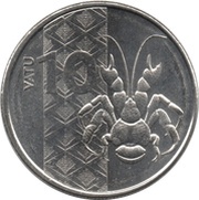 10 Vatu Coconut Crab, Vanuatu, 2015-2022 reverse image