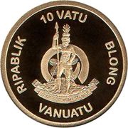 10 Vatu Woodstock Festival obverse image