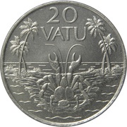 20 Vatu reverse image