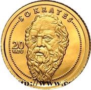 20 Vatu Socrates, Vanuatu, 2008 reverse image