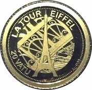 20 Vatu La Tour Eiffel, Vanuatu, 2013 reverse image