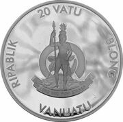 20 Vatu Mayflower obverse image