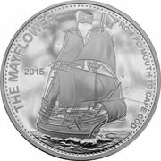 20 Vatu Mayflower, Vanuatu, 2015 reverse image