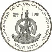 50 Vatu Independence; Silver obverse image