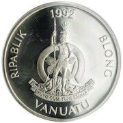 50 Vatu Earth Pigeons obverse image