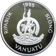 50 Vatu Birth of Prince William, Vanuatu, 1995 obverse image