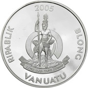 50 Vatu Pedro Fernandez de Quiros obverse image