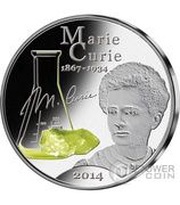 50 Vatu Marie Curie, Vanuatu, 2014 reverse image