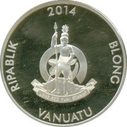 50 Vatu Charlemagne obverse image