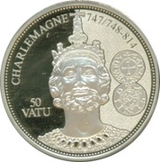 50 Vatu Charlemagne, Vanuatu, 2014 reverse image