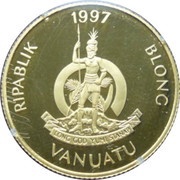 100 Vatu Birth of Prince William obverse image