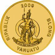100 Vatu Barack Obama obverse image