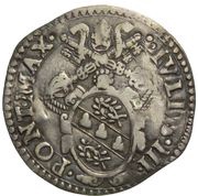 1 Giulio - Julius III S. Peter Standing, Vatican City, 1550-1555 obverse image