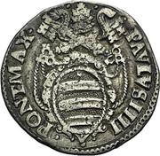 1 Testone - Paulus IV obverse image