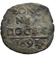 1 Quattrino - Innocent XII, Vatican City, 1691-1700 reverse image