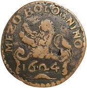 ½ Bolognino - Urban VIII, Vatican City, 1624-1631 reverse image