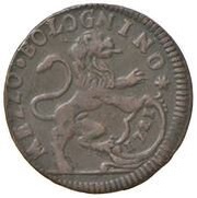½ Bolognino - Innocent XIII, Vatican City, 1721-1724 reverse image