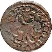 ½ Bolognino - Benedict XIII, Vatican City, 1724-1730 reverse image