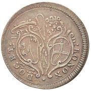 1 Baiocco - Pius VI Lily, Vatican City, 1780 reverse image