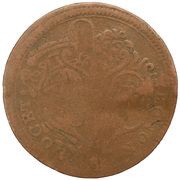 1 Baiocco - Pius VI Lily, Vatican City, 1780 reverse image