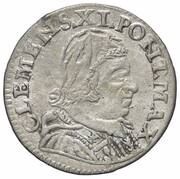 Muraiola of 2 Bolognini - Clement XI Bust right obverse image