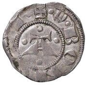 Bolognino Grosso - Urban V, Vatican City, 1362-1370 reverse image