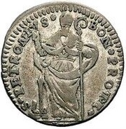 Muraiola of 4 Bolognini - Innocent XIII, Vatican City, 1721-1724 reverse image