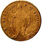 Muraiola of 4 Bolognini - Pius VI, Vatican City, 1778-1796 reverse image