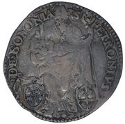 1 Sisto of 44 Quattrini - Sixtus V, Vatican City, 1585-1590 reverse image