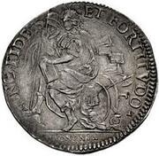 1 Testone - Sixtus V, Vatican City, 1585-1590 reverse image