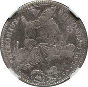 ½ Scudo Romano - Pius VI St. Petronius facing left, Vatican City, 1778 reverse image