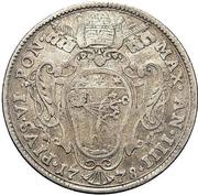 ½ Scudo Romano - Pius VI St. Petronius facing left obverse image