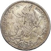 ½ Scudo Romano - Pius VI St. Petronius facing left, Vatican City, 1778 reverse image