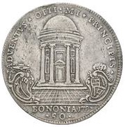 ½ Scudo Romano - Pius VI, Vatican City, 1782 reverse image