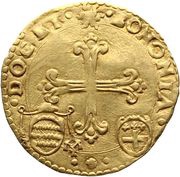 1 Scudo d'Oro - Paul IV, Vatican City, 1555-1559 reverse image