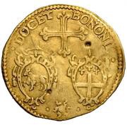 1 Scudo d'Oro - Pius V, Vatican City, 1566-1567 reverse image