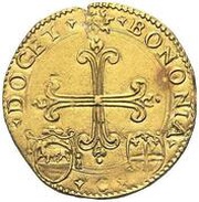 1 Scudo d'Oro - Gregory XIII, Vatican City, 1573-1575 reverse image