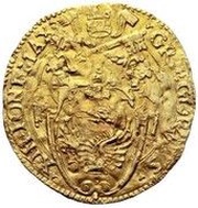 1 Scudo d'Oro - Gregory XIII obverse image