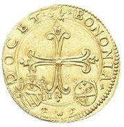1 Scudo d'Oro - Gregory XIII, Vatican City, 1584-1585 reverse image