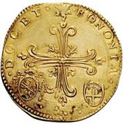 1 Doppia - Clement VIII, Vatican City, 1592-1605 reverse image