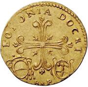 1 Doppia - Innocent X, Vatican City, 1654 reverse image