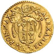 1 Doppia - Alexander VII obverse image