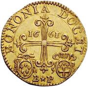 1 Doppia - Alexander VII, Vatican City, 1658-1661 reverse image