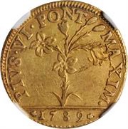 1 Doppia - Pius VI obverse image