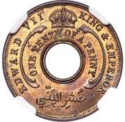 ⅒ Penny - Edward VII Trial Strike obverse image
