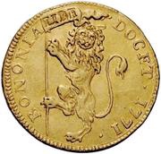 1 Zecchino - Clement XIV, Vatican City, 1771 reverse image